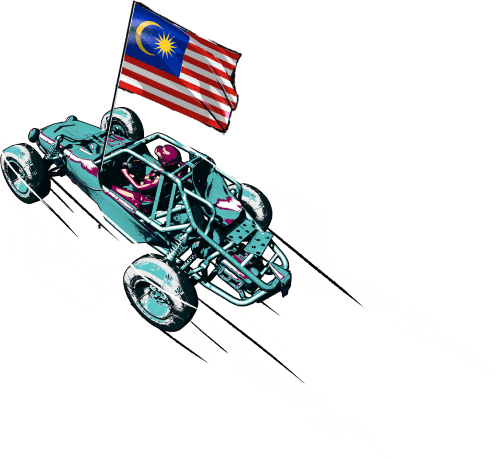 ornament car flag my